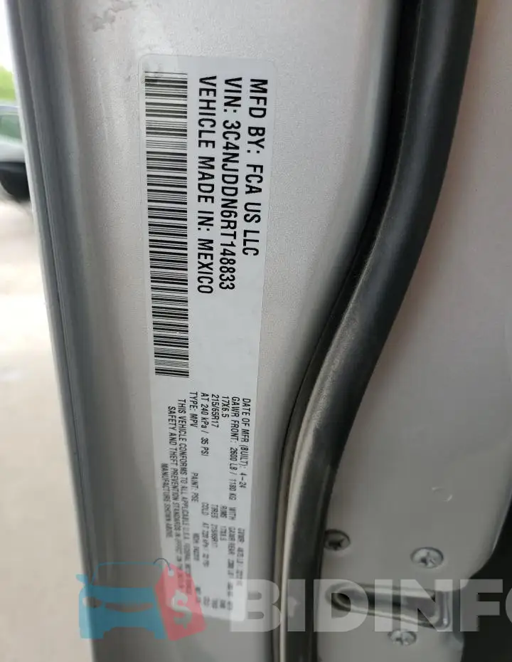 3C4NJDDN6RT148833 Photo# 12