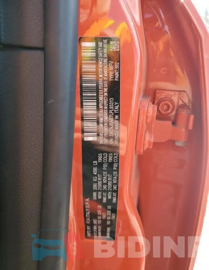 ZACNJBAB7LPL93313 Photo# 13