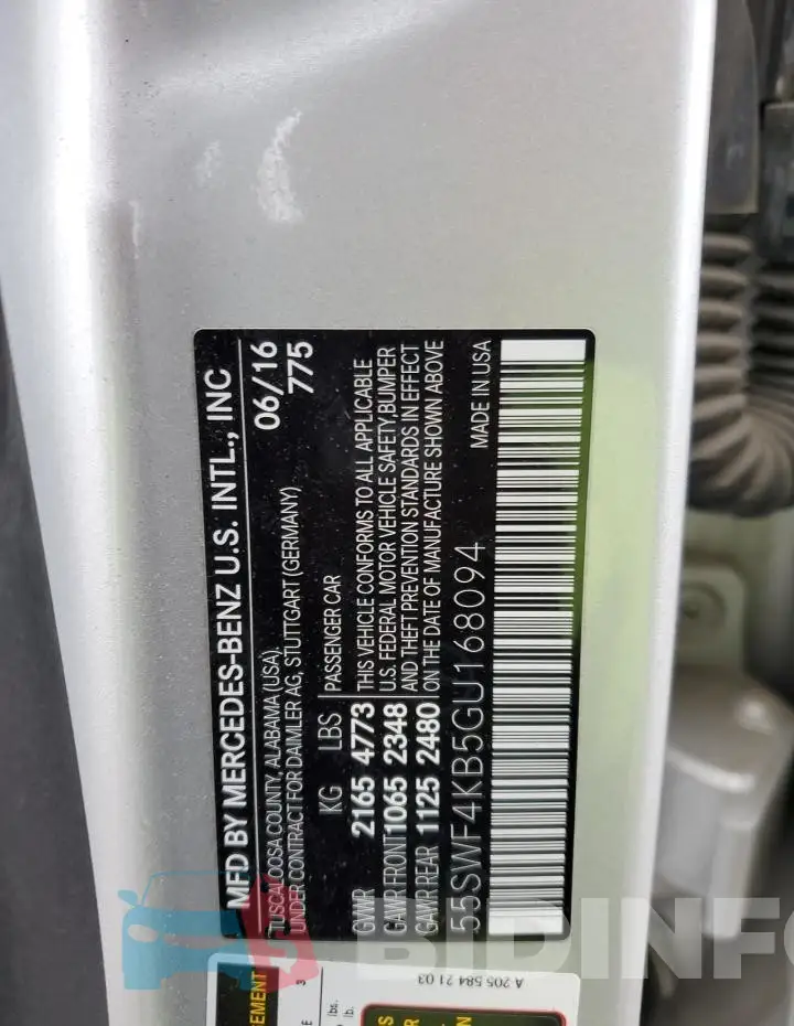 55SWF4KB5GU168094 Photo# 13