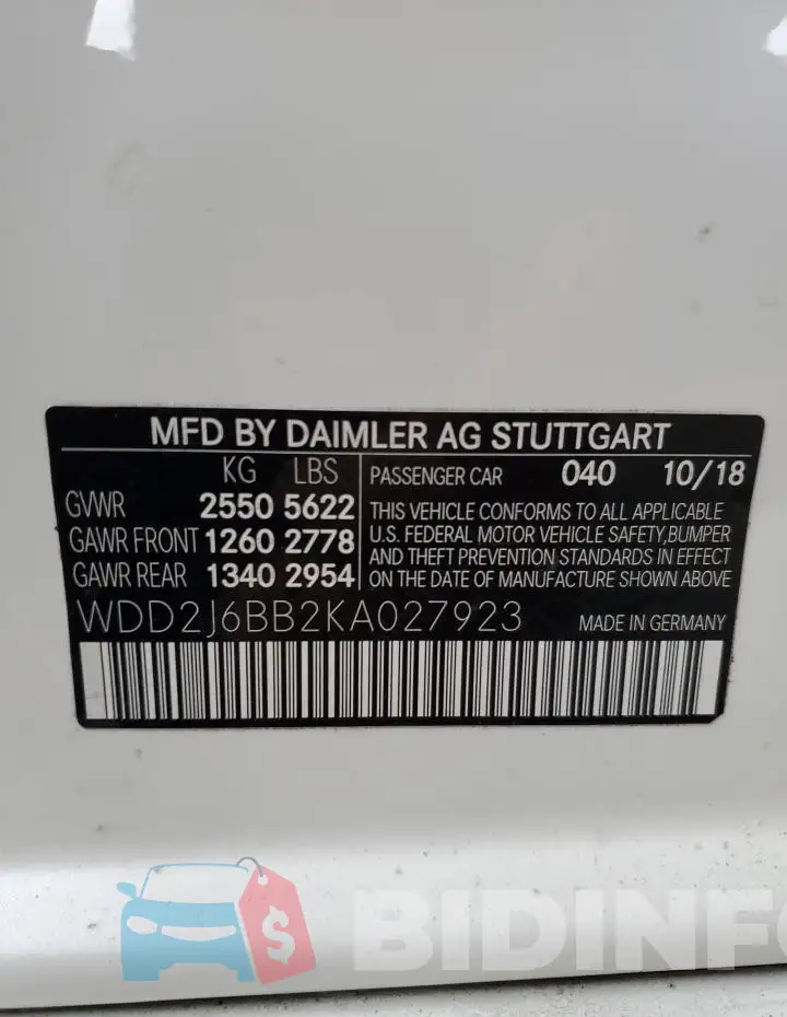 WDD2J6BB2KA027923 Photo# 12