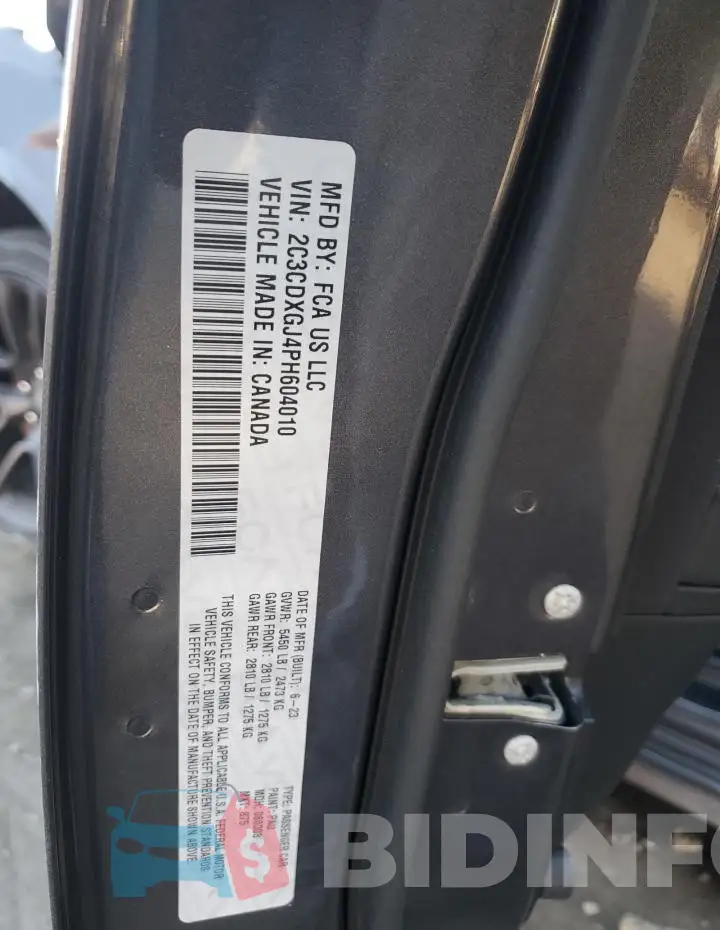 2C3CDXGJ4PH604010 Photo# 13