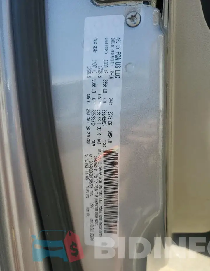 2C4RDGBG6HR605219 Photo# 13
