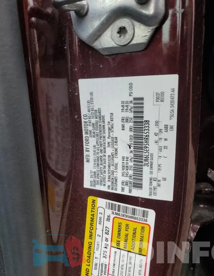 3LN6L5E95HR653338 Photo# 12