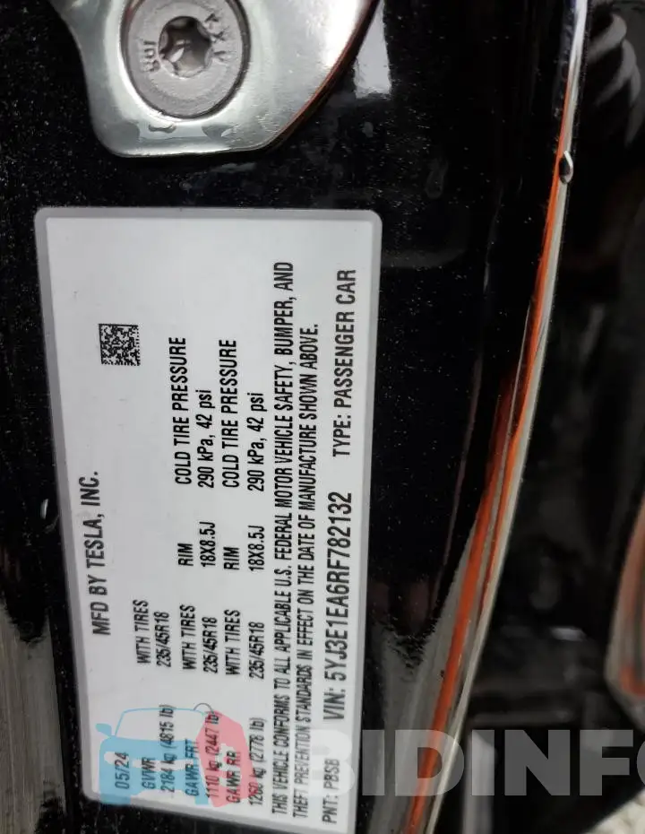 5YJ3E1EA6RF782132 Photo# 13