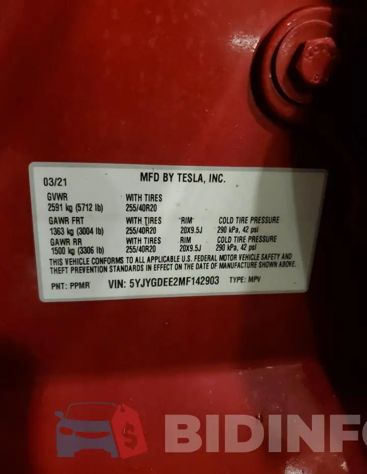 5YJYGDEE2MF142903 Photo# 12