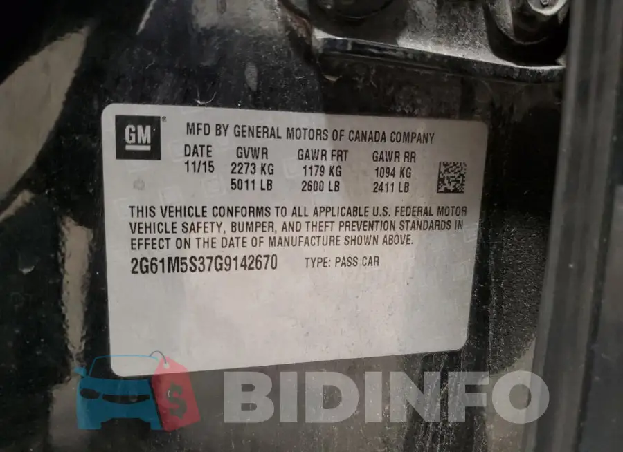 2G61M5S37G9142670 Photo# 12