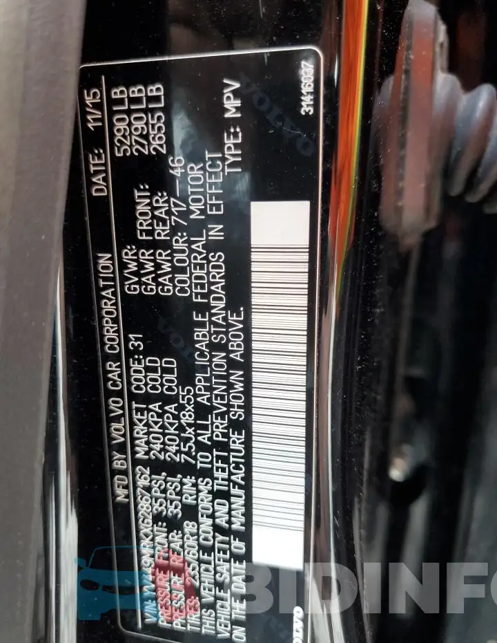 YV449MRKXG2867162 Photo# 13