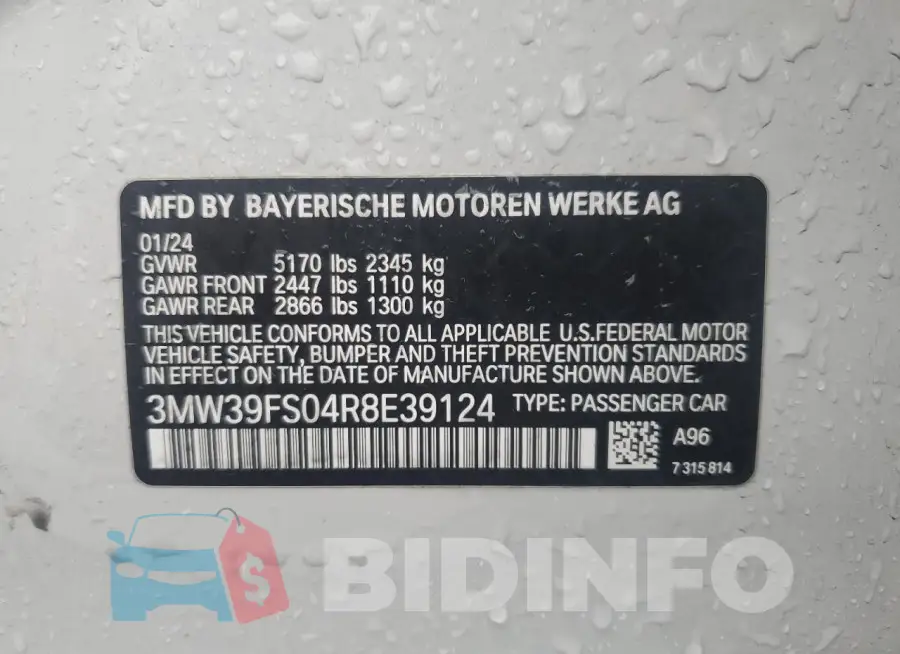 3MW39FS04R8E39124 Photo# 12