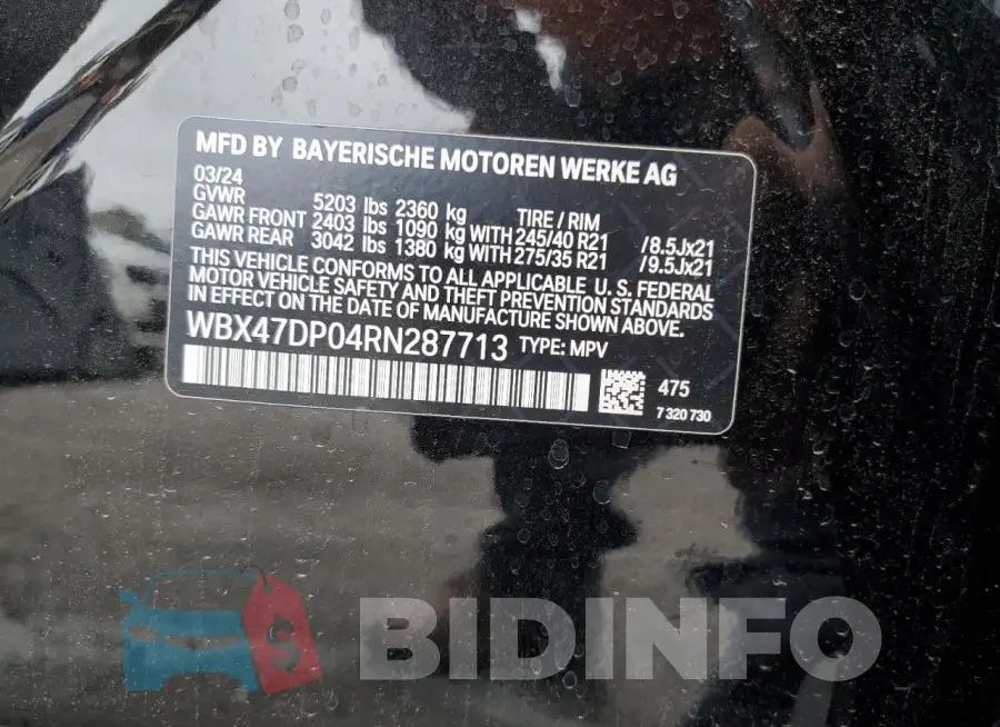 WBX47DP04RN287713 Photo# 13