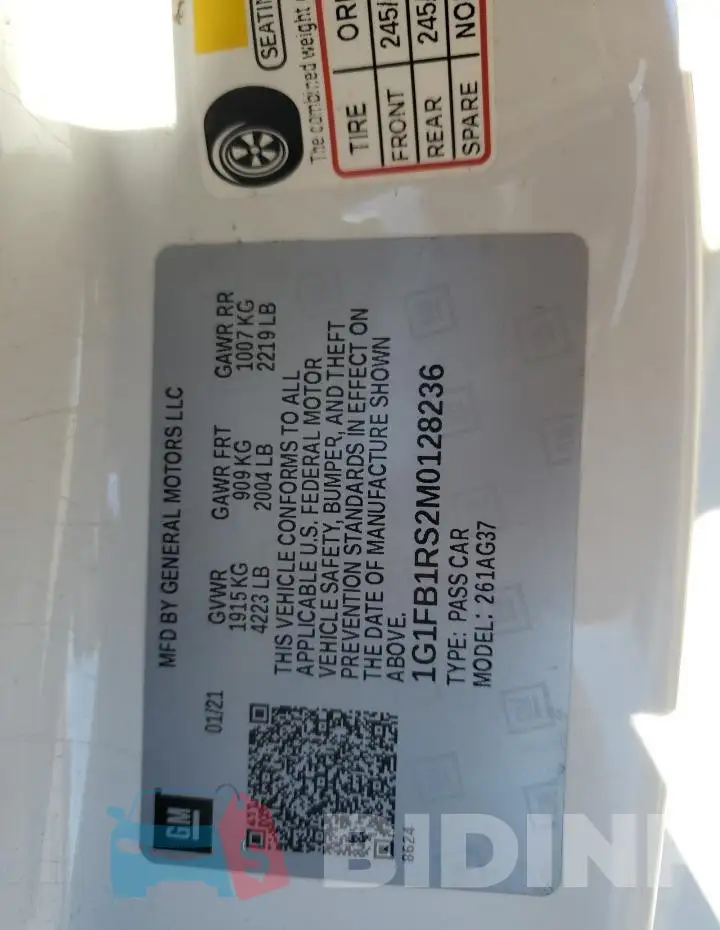 1G1FB1RS2M0128236 Photo# 13