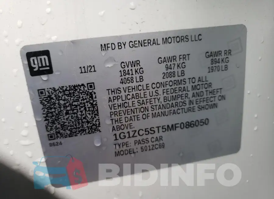 1G1ZC5ST5MF086050 Photo# 12