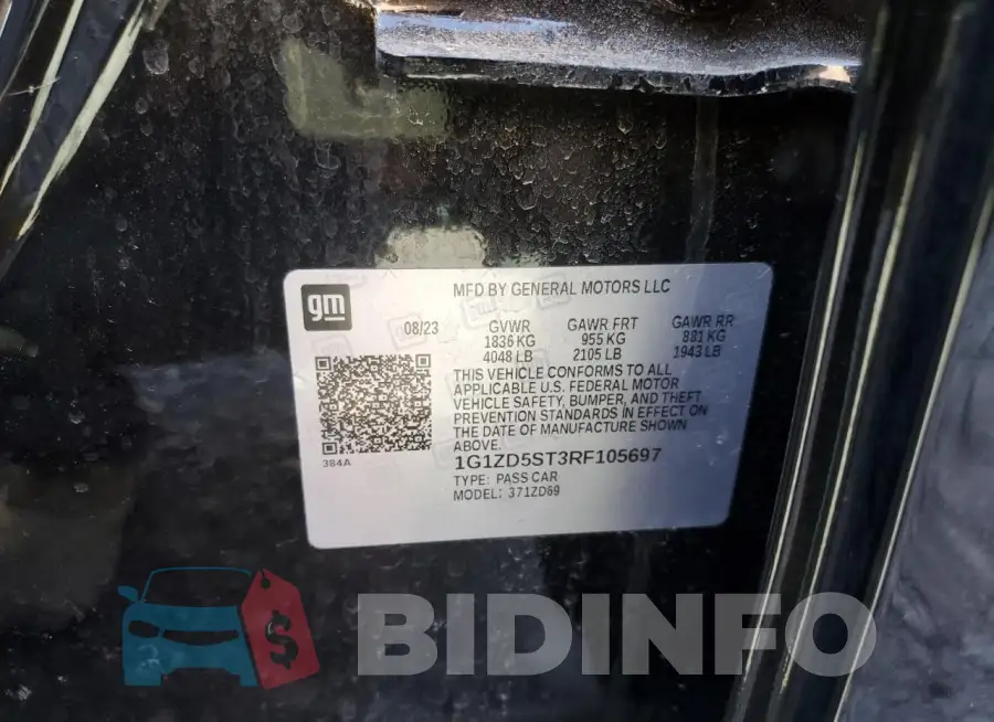 1G1ZD5ST3RF105697 Photo# 12