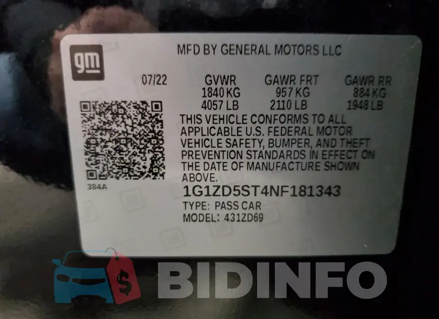 1G1ZD5ST4NF181343 Photo# 13