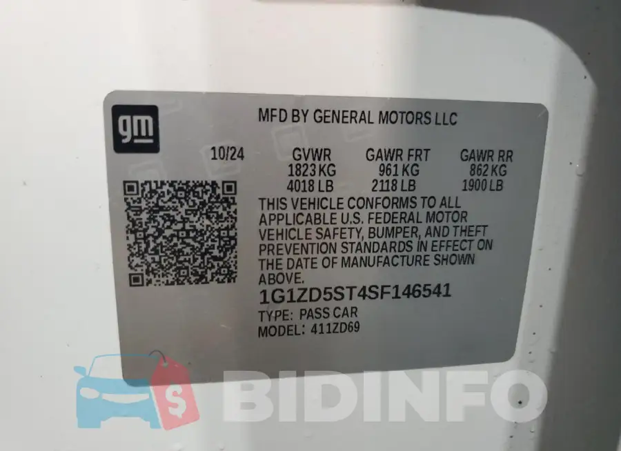 1G1ZD5ST4SF146541 Photo# 12