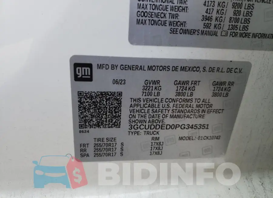 3GCUDDED0PG345351 Photo# 13