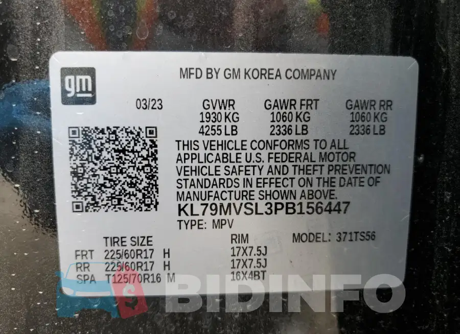 KL79MVSL3PB156447 Photo# 13