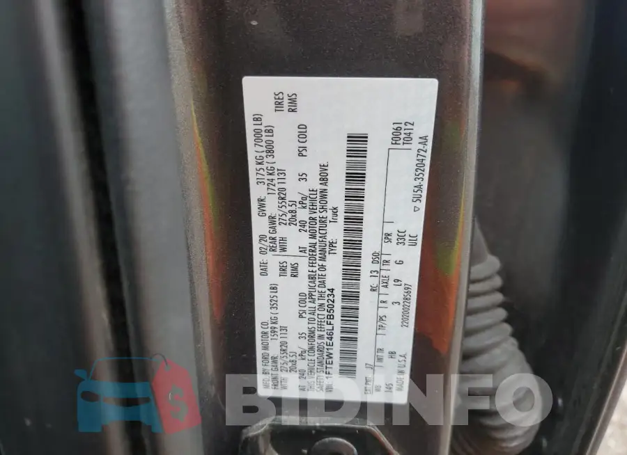 1FTEW1E46LFB50234 Photo# 12