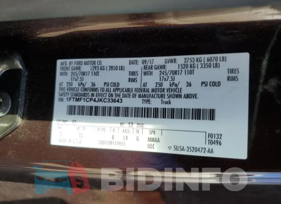 1FTMF1CP4JKC33643 Photo# 12