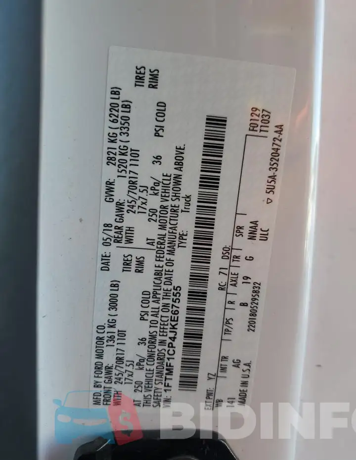 1FTMF1CP4JKE67555 Photo# 13