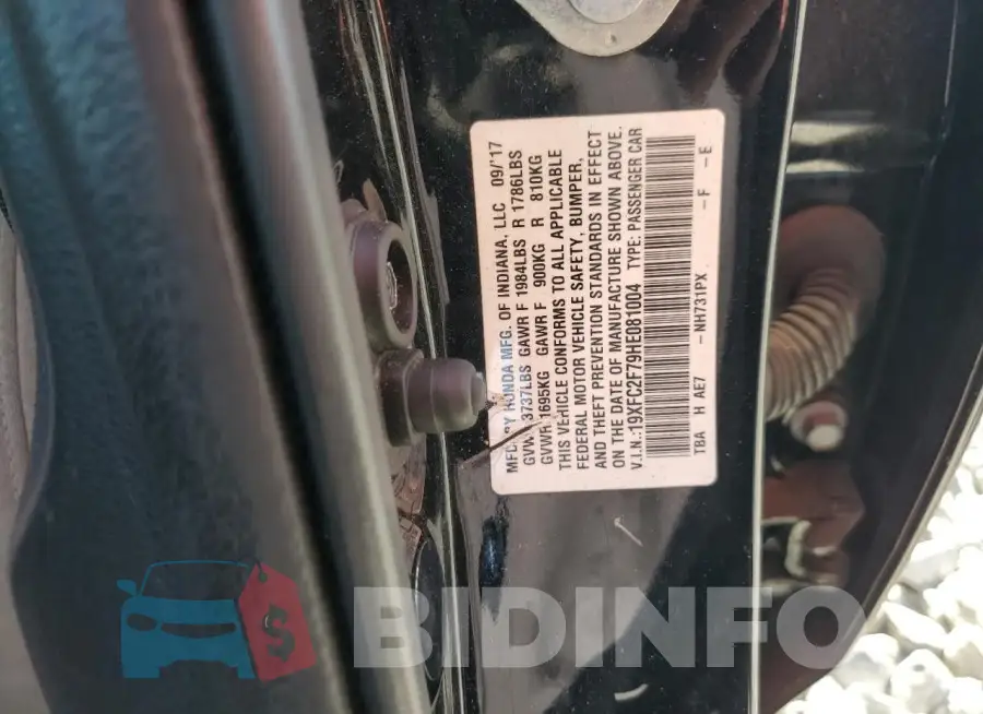 19XFC2F79HE081004 Photo# 12