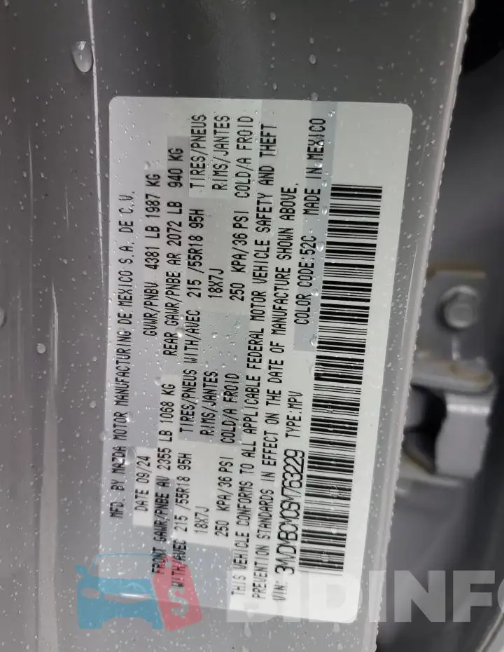 3MVDMBCM0SM763229 Photo# 13