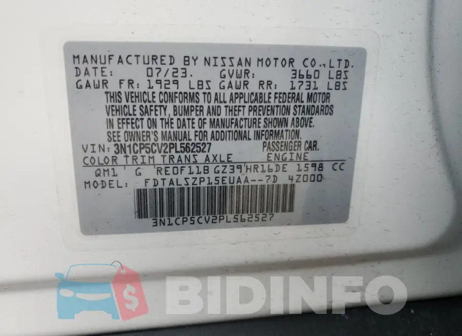 3N1CP5CV2PL562527 Photo# 14