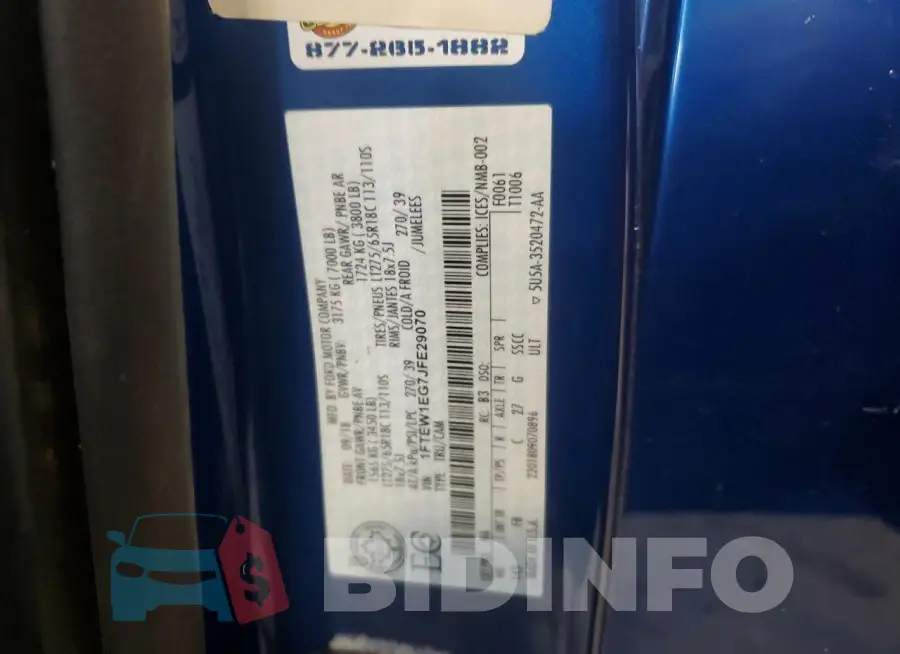 1FTEW1EG7JFE29070 Photo# 12