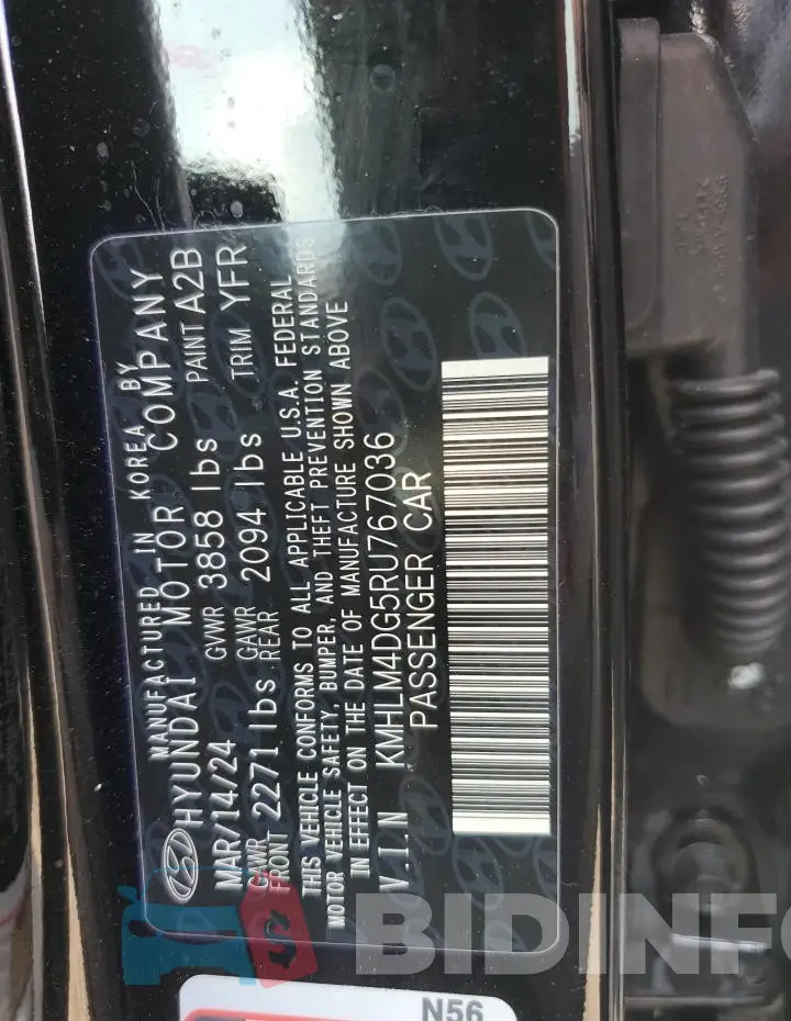 KMHLM4DG5RU767036 Photo# 12
