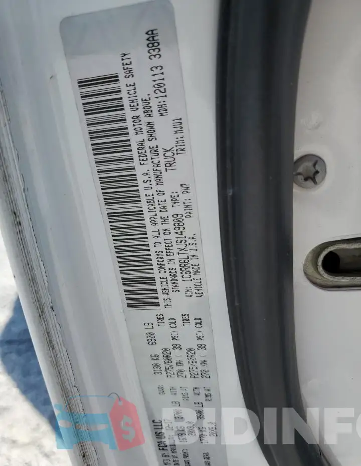 1C6RR6LTXJS149809 Photo# 12