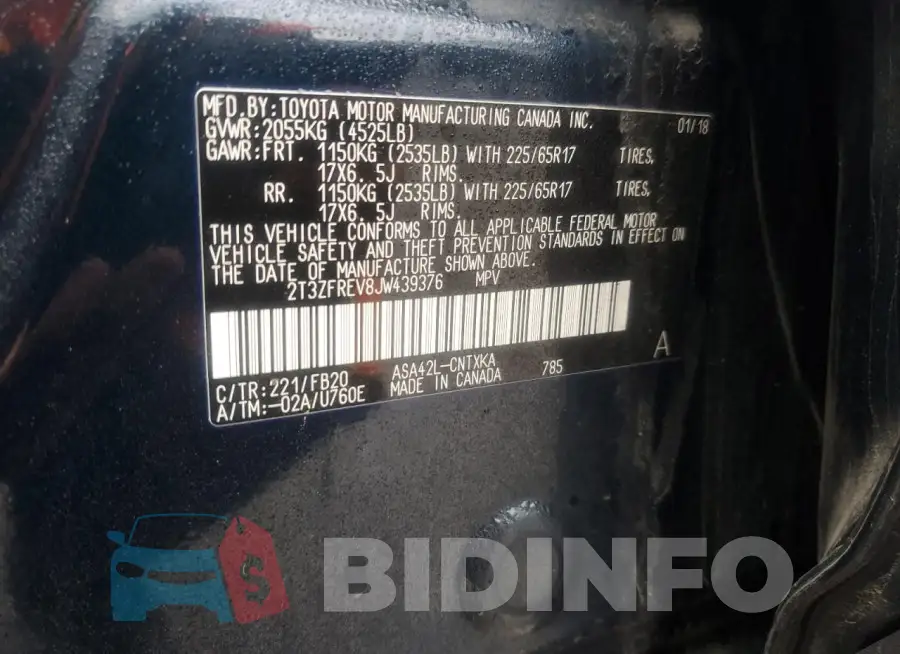 2T3ZFREV8JW439376 Photo# 14