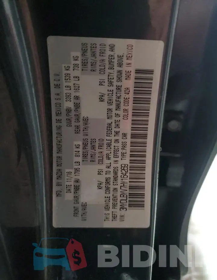 3MYDLBYV7HY164269 Photo# 12