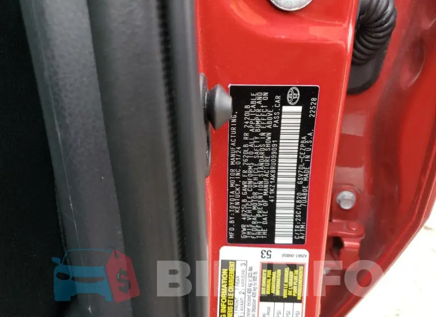 4T1KZ1AK8RU099091 Photo# 12