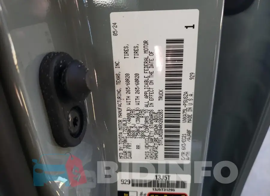 5TFLA5DB4RX202203 Photo# 12