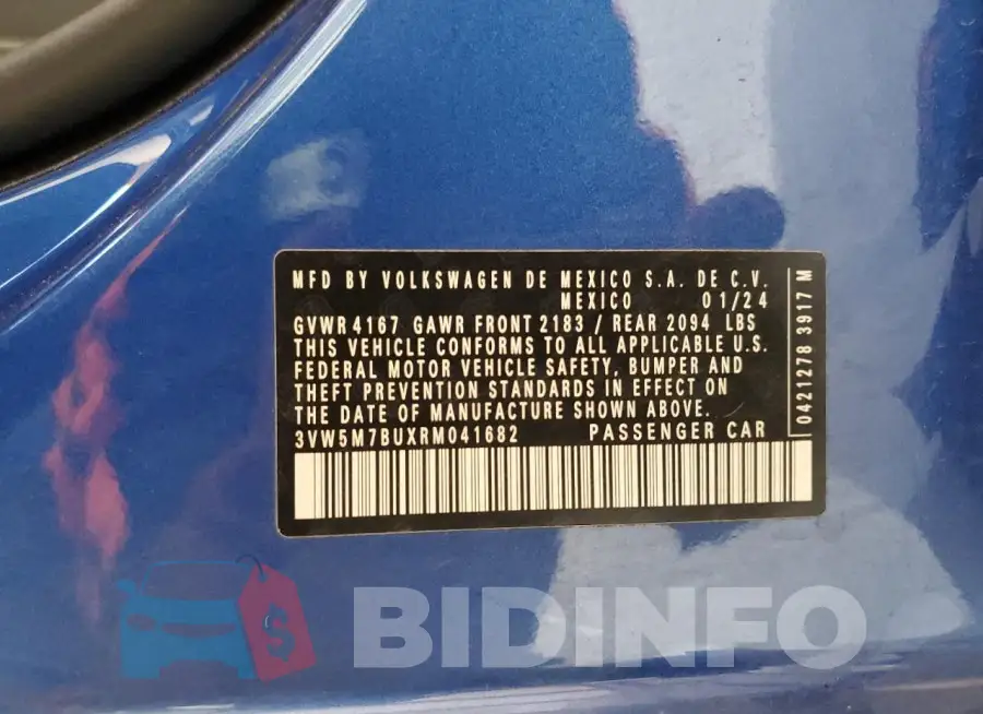 3VW5M7BUXRM041682 Photo# 13