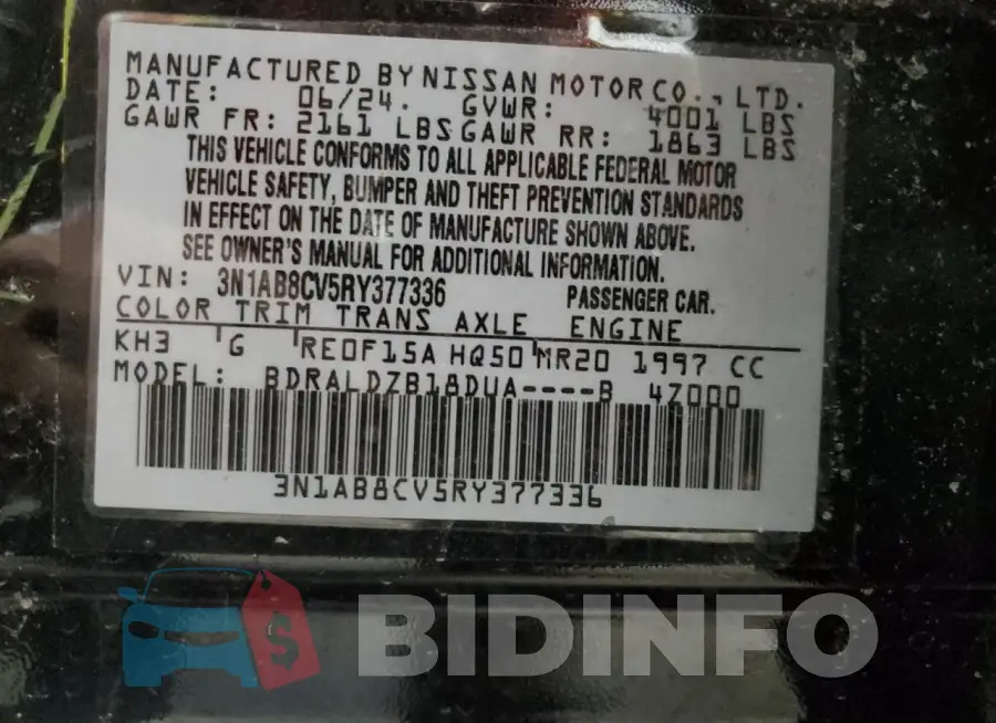 3N1AB8CV5RY377336 Photo# 13