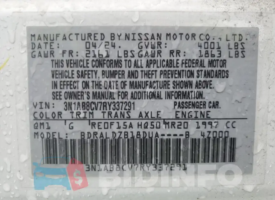 3N1AB8CV7RY337291 Photo# 13