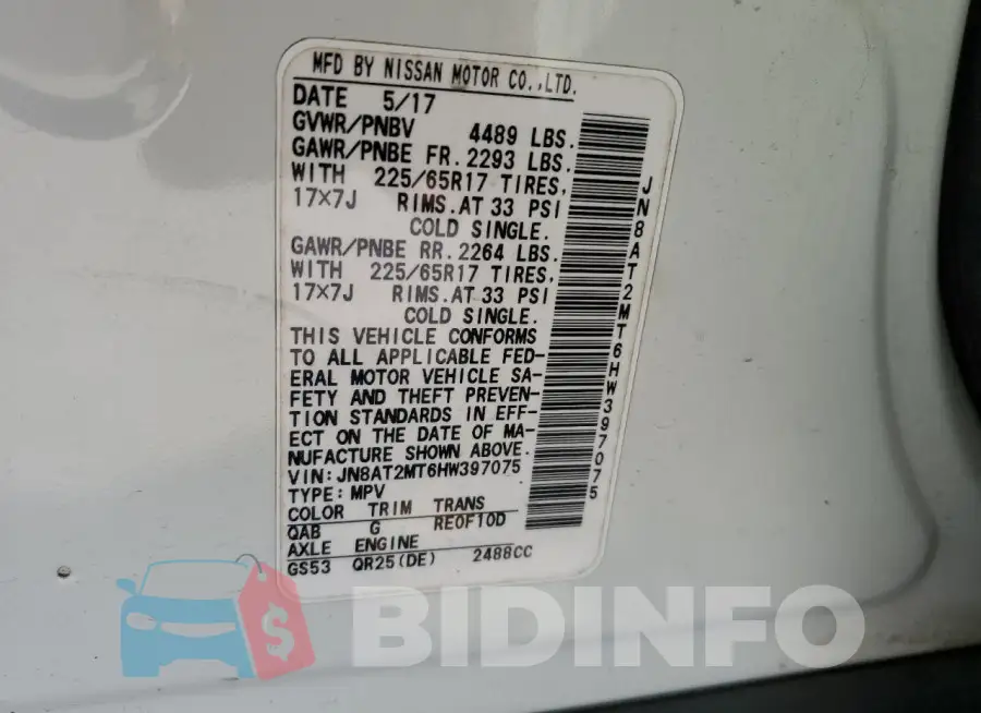 JN8AT2MT6HW397075 Photo# 13