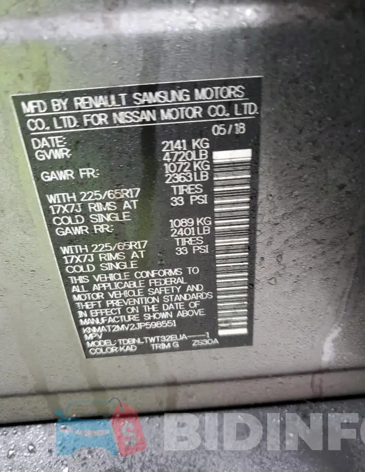 KNMAT2MV2JP598551 Photo# 13