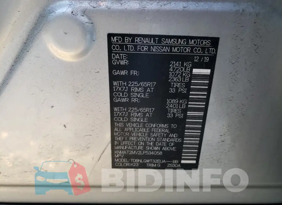 KNMAT2MV2LP534058 Photo# 13