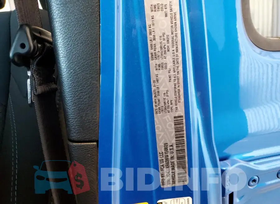 1C4JJXR63NW150609 Photo# 12