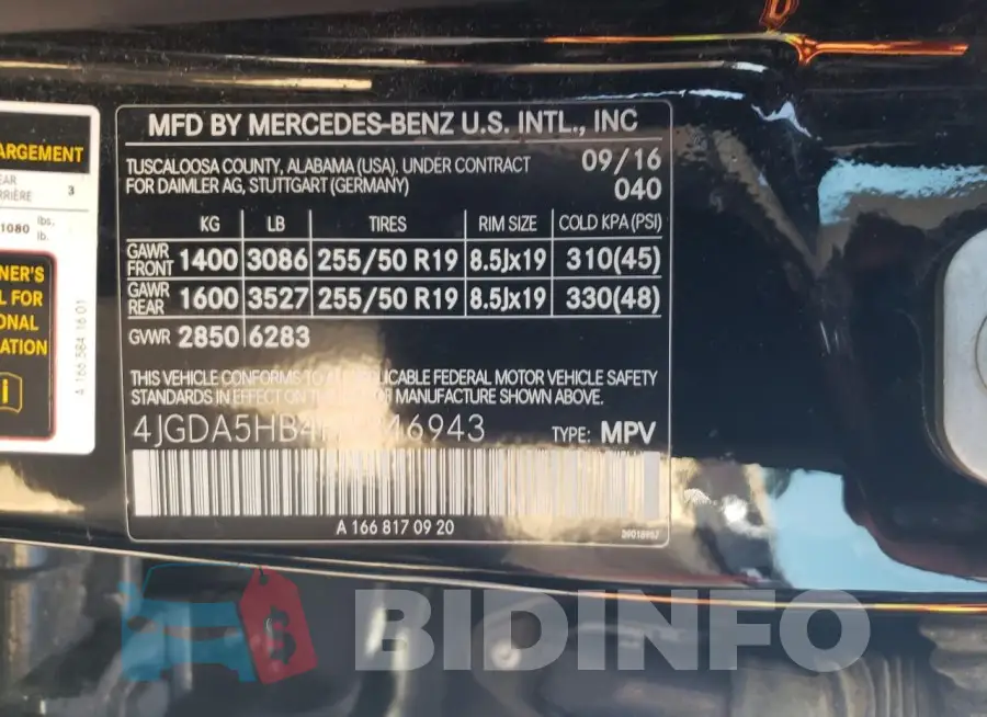 4JGDA5HB4HA846943 Photo# 12
