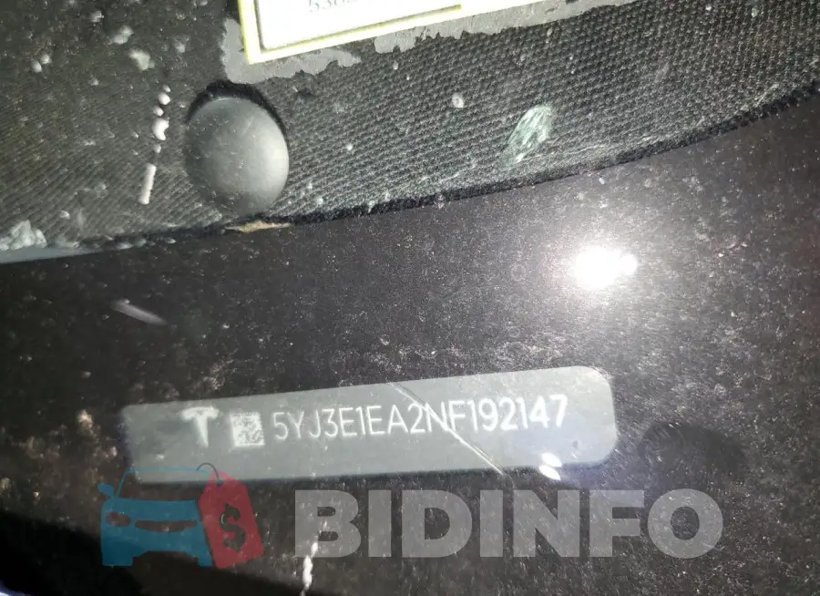 5YJ3E1EA2NF192147 Photo# 13