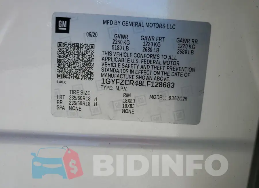 1GYFZCR48LF128683 Photo# 12