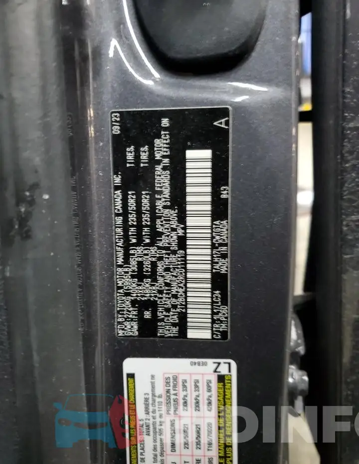 2T2BCMEA2RC011119 Photo# 12