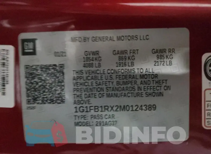 1G1FB1RX2M0124389 Photo# 12