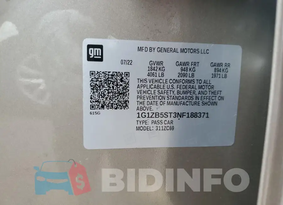 1G1ZB5ST3NF188371 Photo# 13