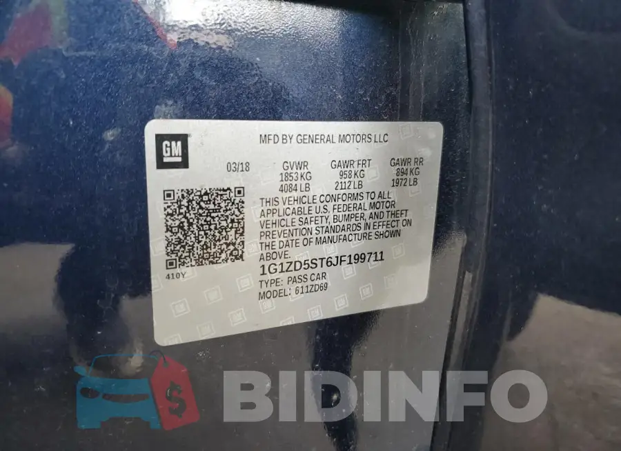 1G1ZD5ST6JF199711 Photo# 12