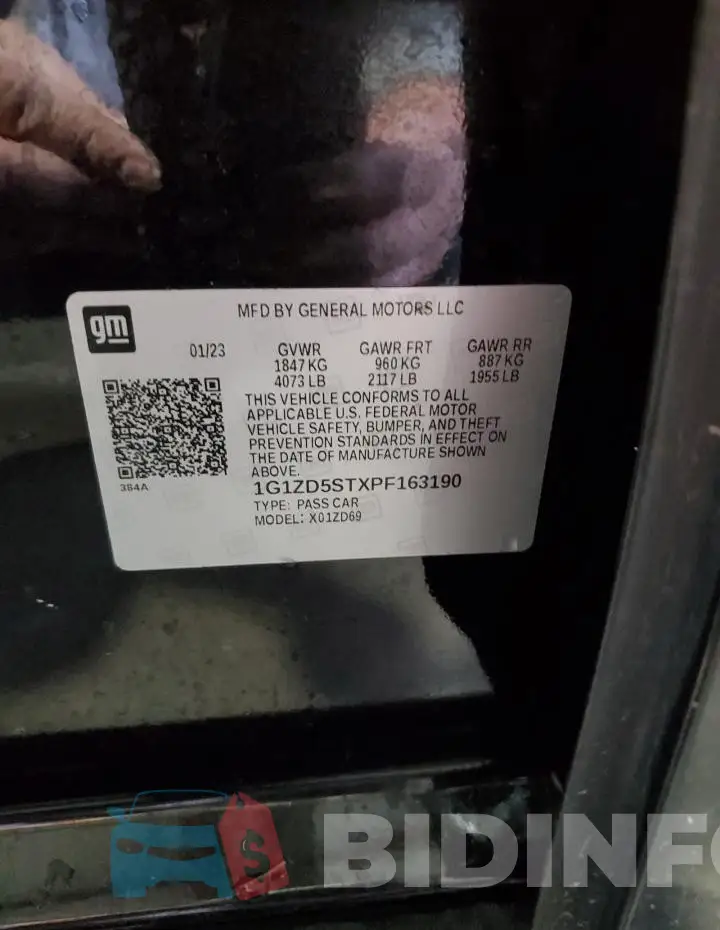 1G1ZD5STXPF163190 Photo# 12