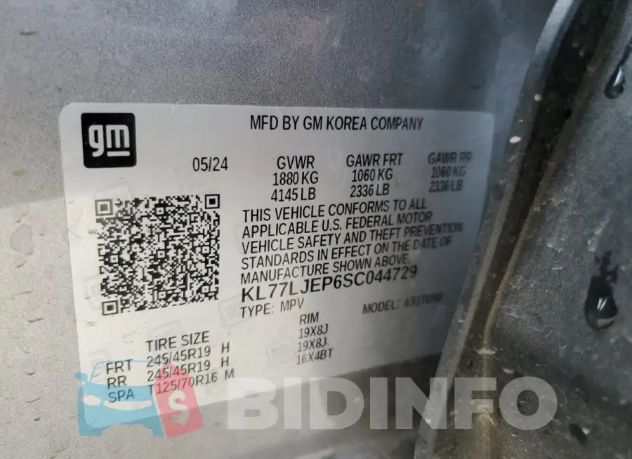 KL77LJEP6SC044729 Photo# 13
