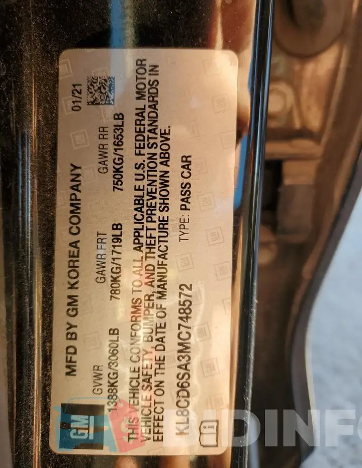 KL8CD6SA3MC748572 Photo# 12